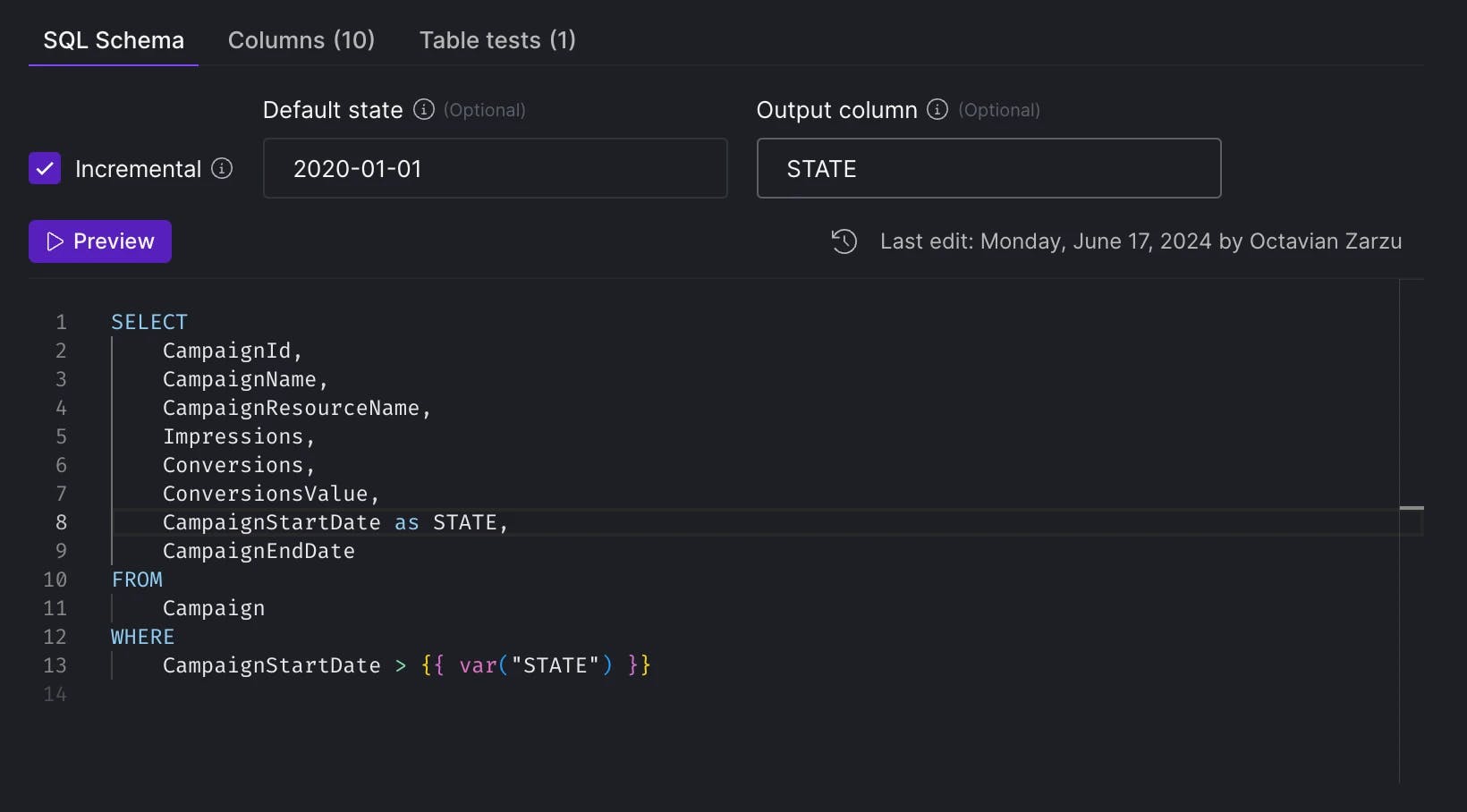 SQL Ingest - Extract data from sources using SQL